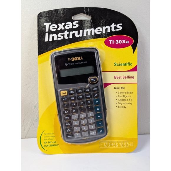 Texas Instruments Other - Texas Instruments TI-30XA Scientific Calculator - 1 Line Display -‎ 033317029990